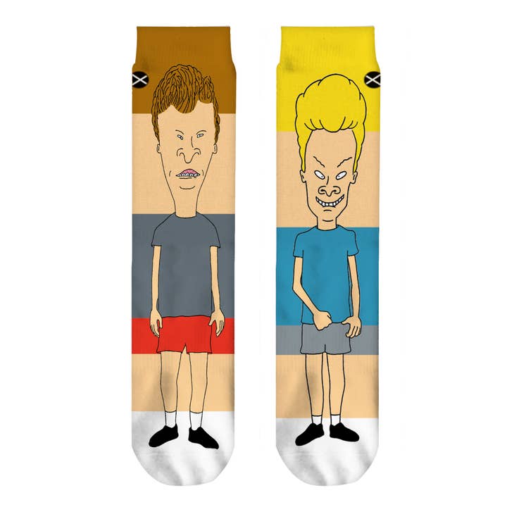Odd Sox - Wholesale Socks - Men's - Beavis & Butthead 360 - Mens Crew Straight3