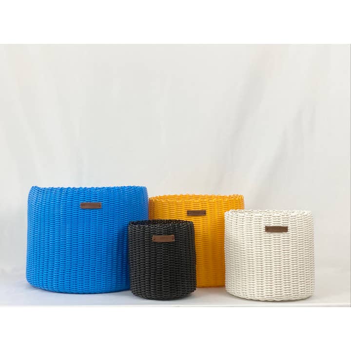 Papelera, maceta, juego de 4 piezas, surtido para venta al por mayor de FIBRA