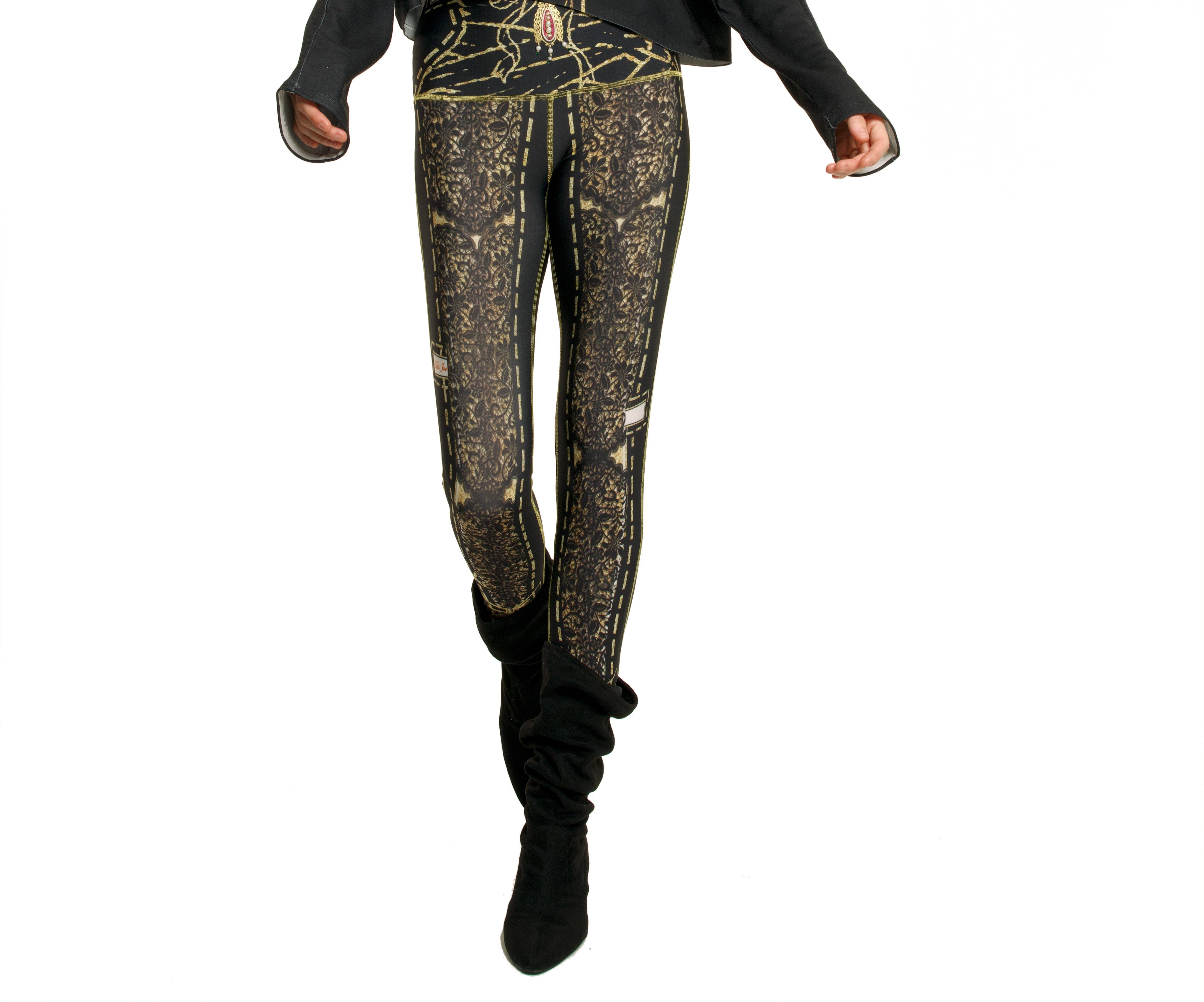 Multi color Black Comfort Leggings - Paper Dolls for wholesale on Faire3