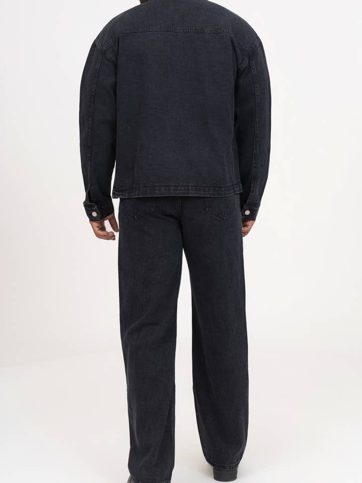 Zayne Paris - Wholesale Top & Pant Set (NOT Loungewear) - Men's - Set with jacket and jeans with pockets tx12474