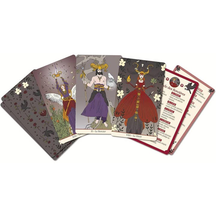 Cardshouse - Wholesale Tarot Cards - Les Oracles de la Sorcière Oracle cards French edition Grimaud Cartomancie