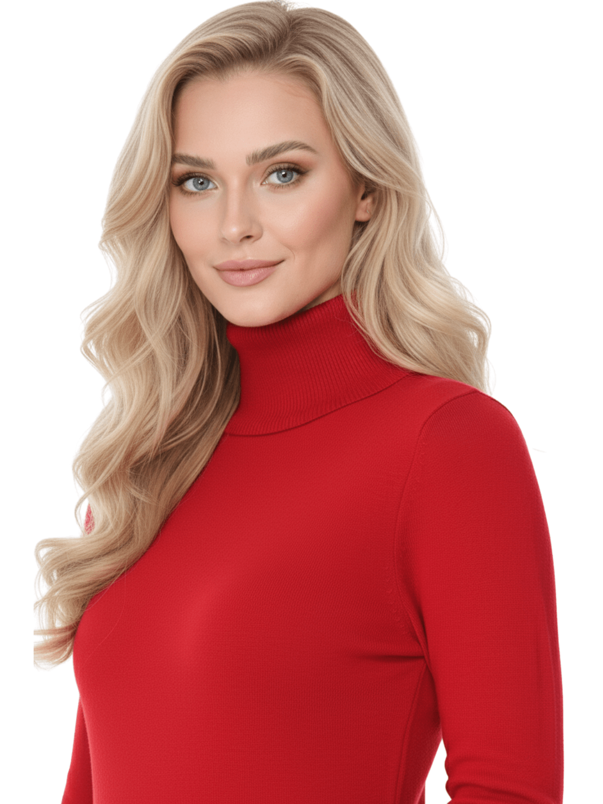 Mak – wholesale Pullovertröja - Dam – Kvinnors långärmad turtleneck pullover tröja MK33498