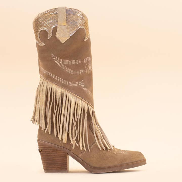 Nemonic 2427 boho cowboy boots bambi for wholesale by Moonrise