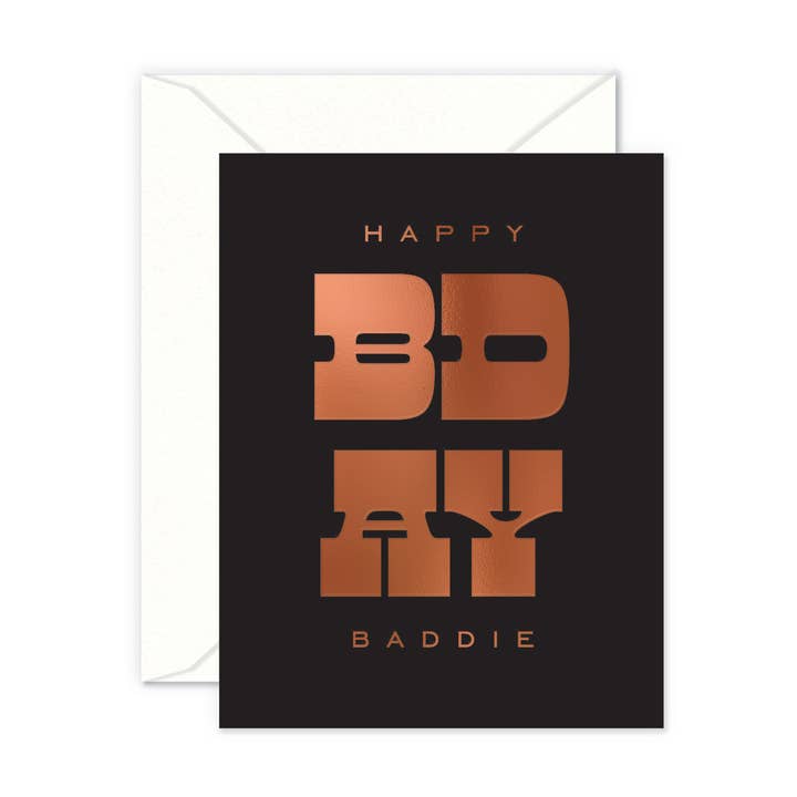 Birthday Baddie for wholesale by Smitten on Paper
