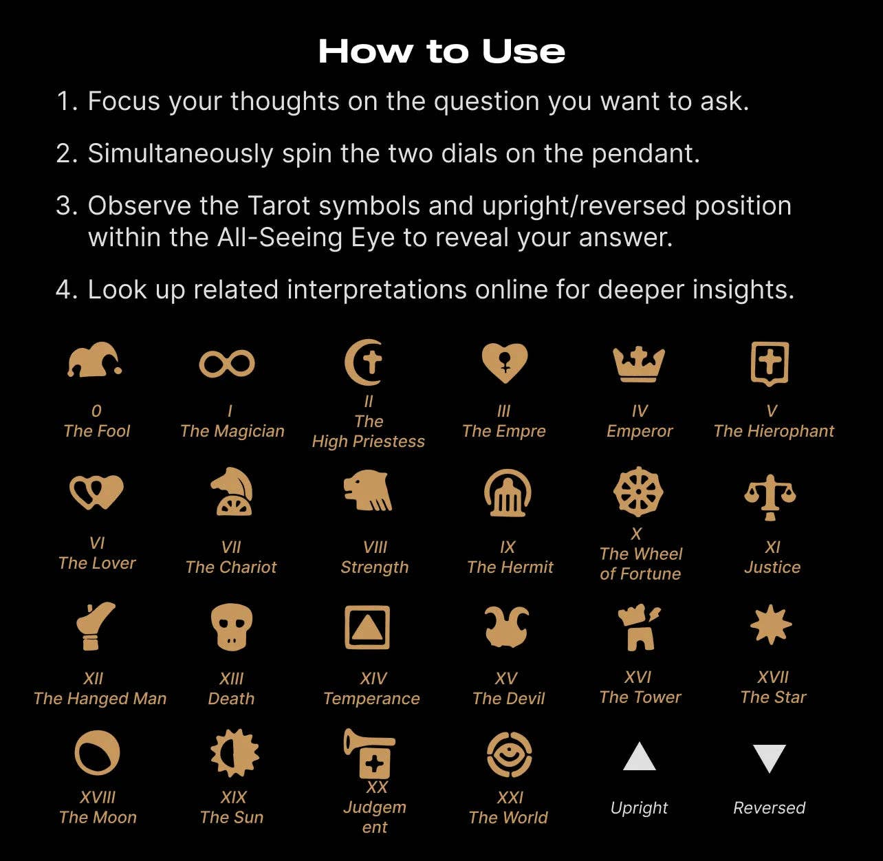 Coppertist.wu – wholesale Individuell berlock/hänge – Hänge med Tarotvision i mässing6