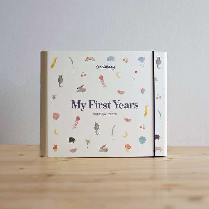 My First Years – cream album – baby journal for wholesale on Faire2