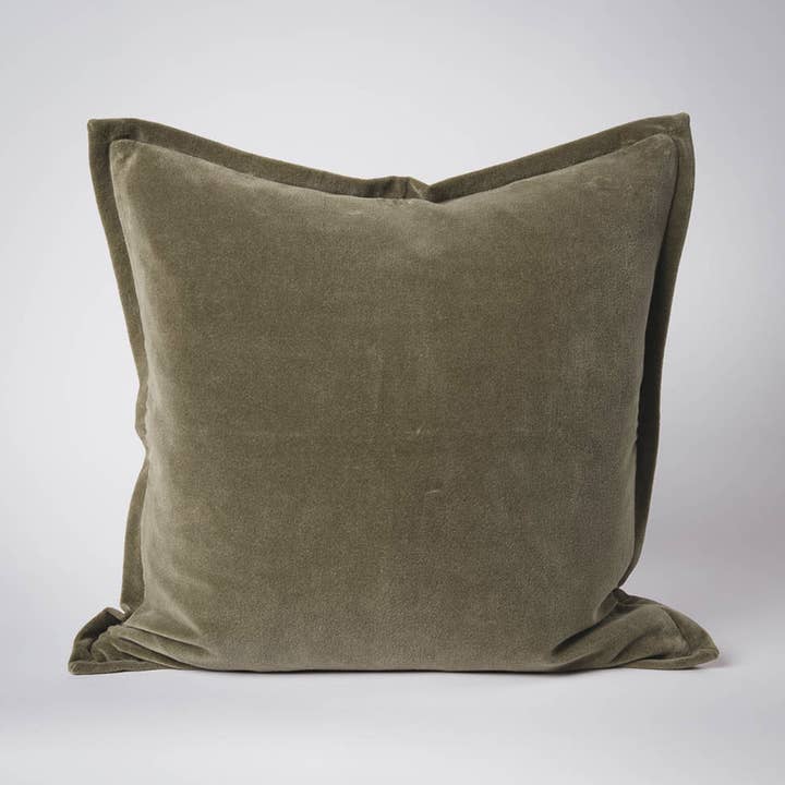 Eadie Lifestyle – Almofada de cadeira por atacado – Capa de Almofada Evelyn Velvet - Olive7