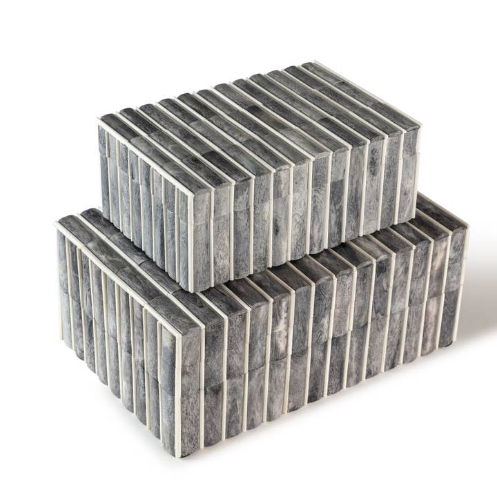 GAURI KOHLI - Wholesale Decorative Box - Benares Decorative Boxes, Set of 2