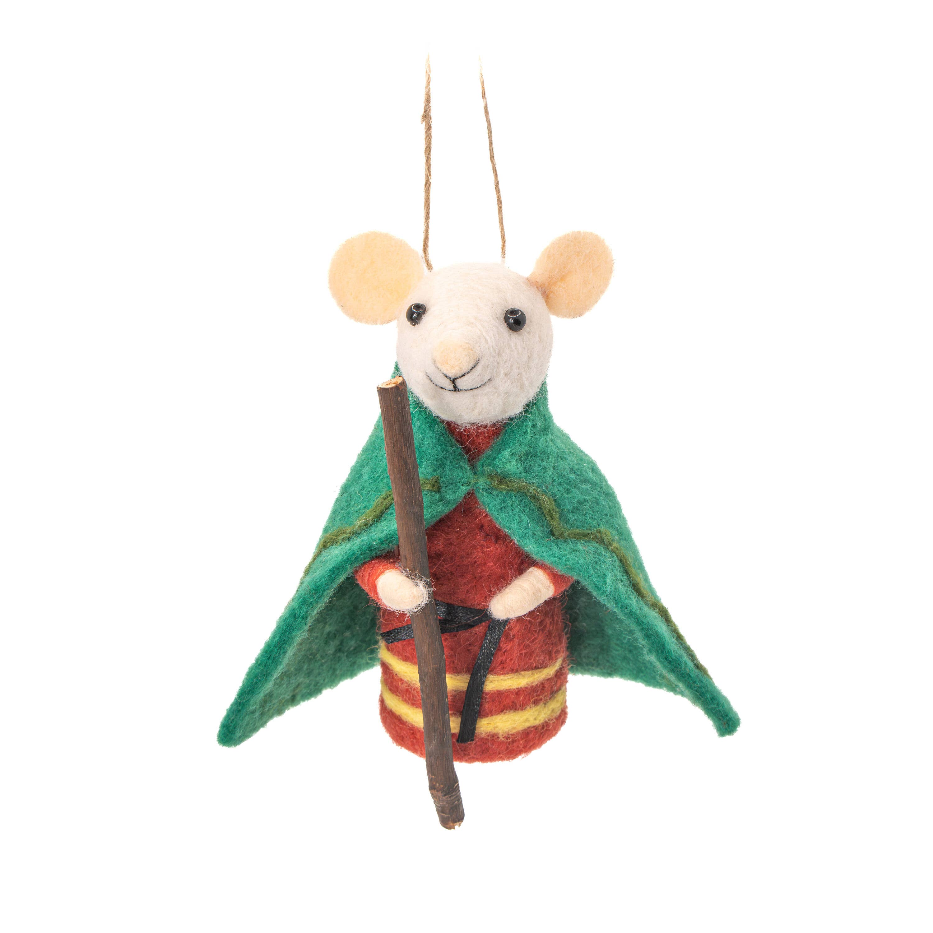 Sass & Belle Europe - Wholesale Christmas Decoration - Navity Mice Felt Decoration - Set of 31