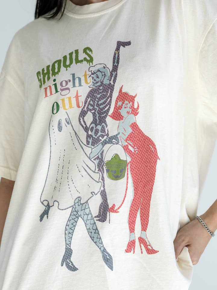 Camiseta Noche de Fantasmas para venta al por mayor de Girl Tribe Co