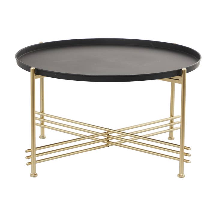 Modern Black Metal Coffee Table for wholesale by Deco Marché