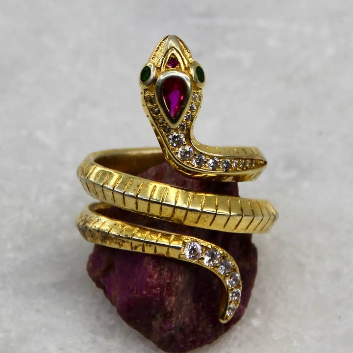 Talisman de l'anneau serpent de Tanger pour la vente par Veluna