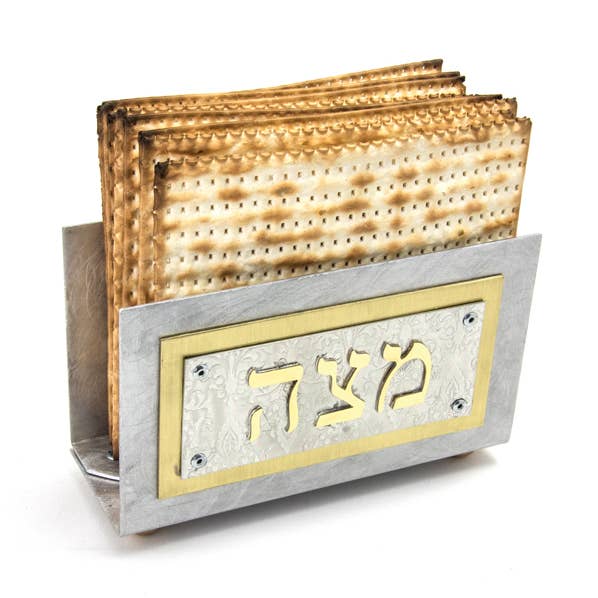 Joy Stember Upright Passover Matzah Holder for wholesale by Joy Stember Metal Arts Studio LLC