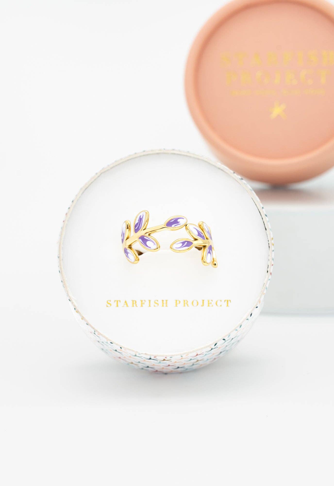 Starfish Project, Inc - Wholesale Cocktail/Statement Ring - Hope Grows Ring in Lavender1