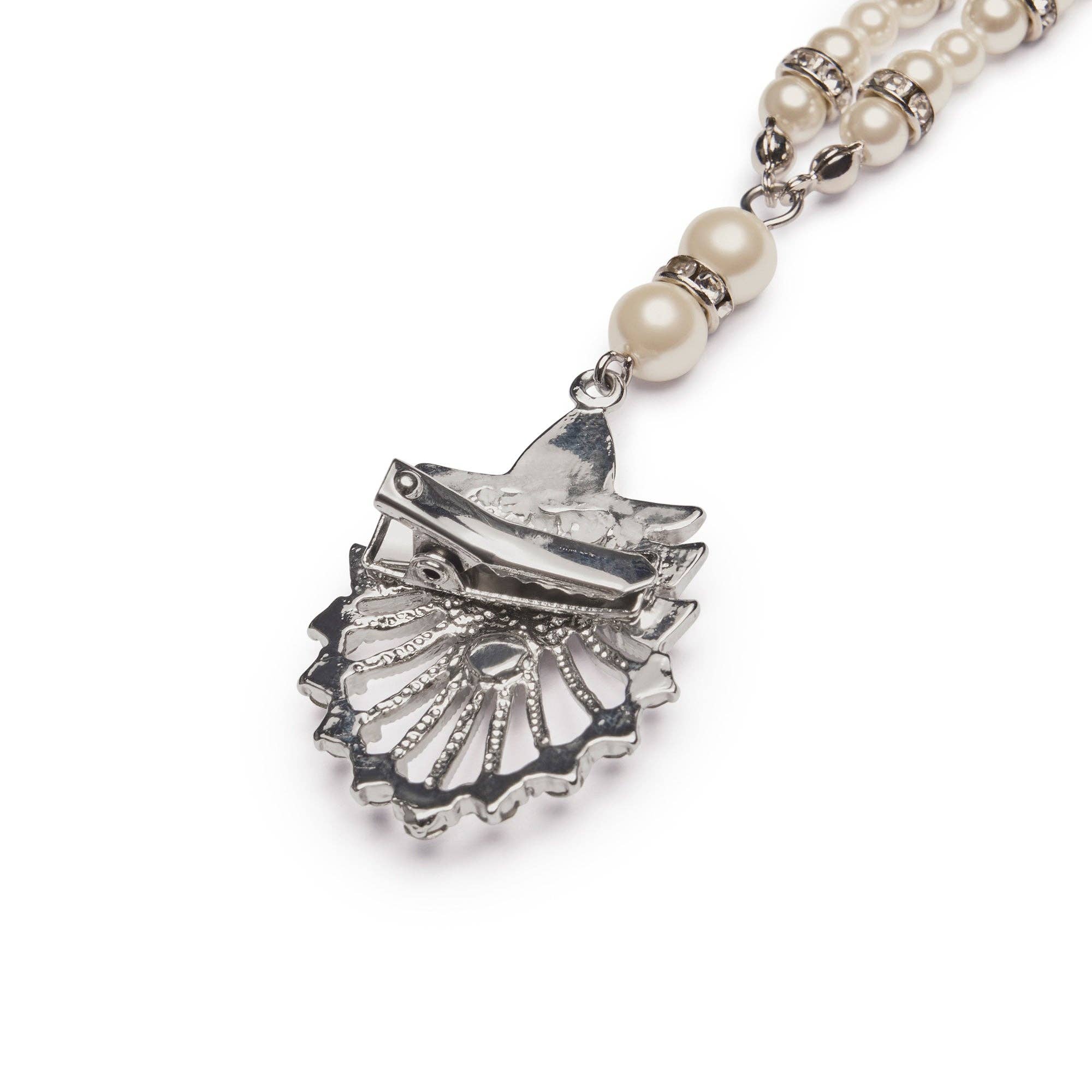 Lovett & Co – wholesale Hårklämma - Dam – Art déco pärlkedja håraccessoar: vintage bröllopssmycke2