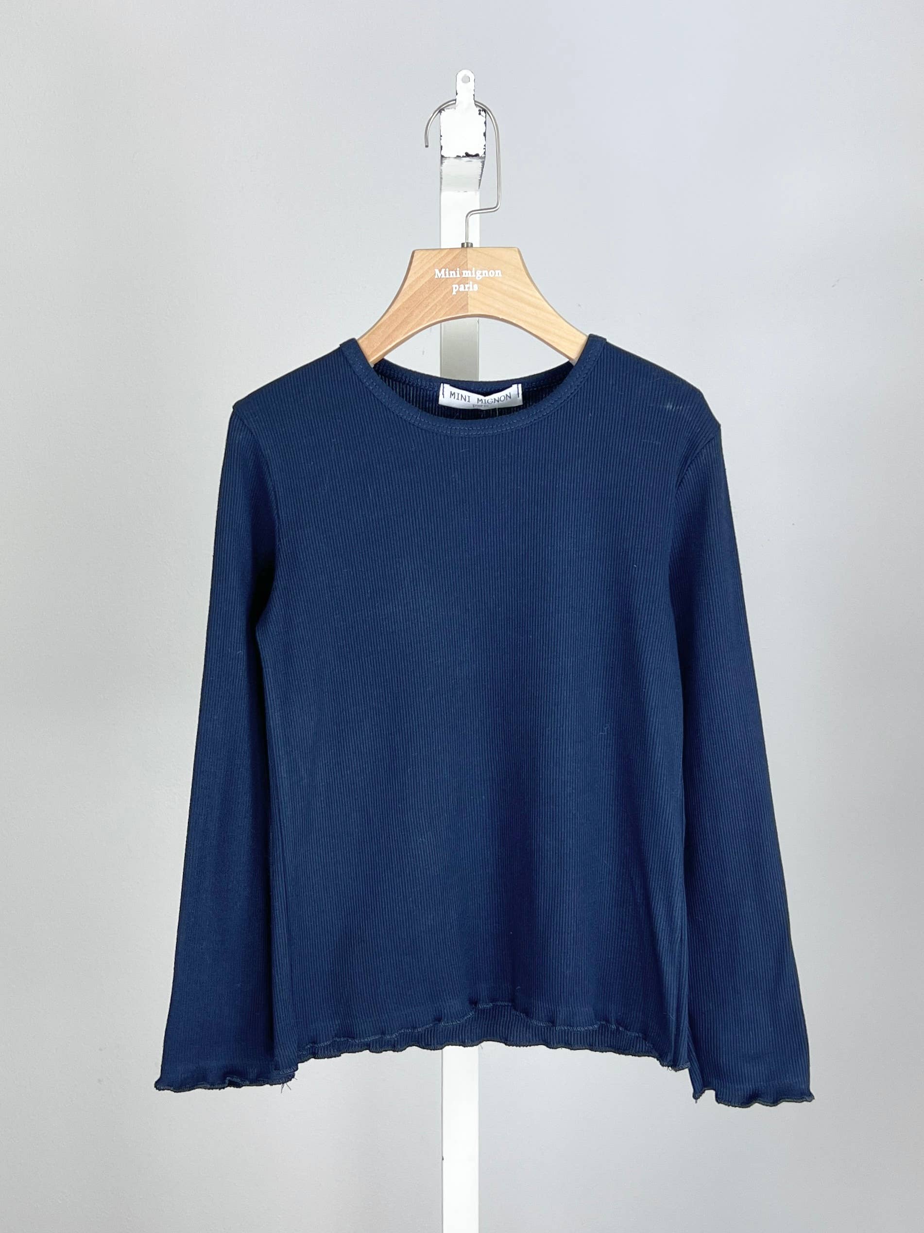 MINI MIGNON PARIS - Wholesale T-Shirt - Kids - Girls' long sleeve cotton ribbed t-shirt1