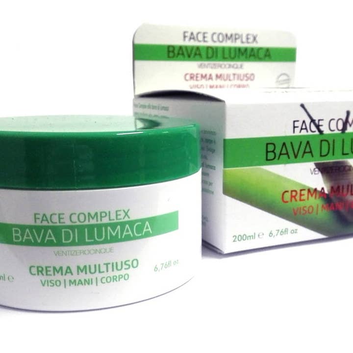 Multi-purpose body and face cream with snail slime for wholesale by Cibobenessere