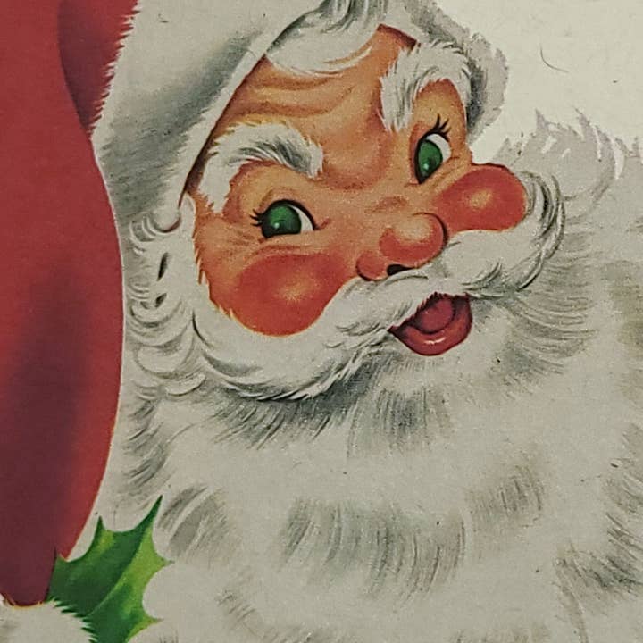 Superior Dry Goods - Wholesale Christmas Card - "Retro Christmas" Recycled Greeting Card Set of 12, Vintage10