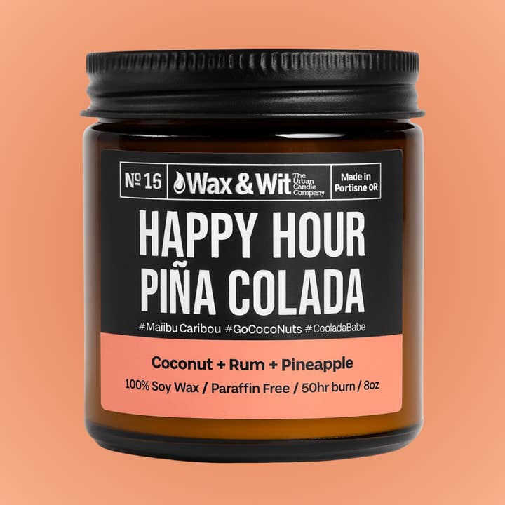 Happy Hour Piña Colada för wholesale av Wax &. Wit Candles