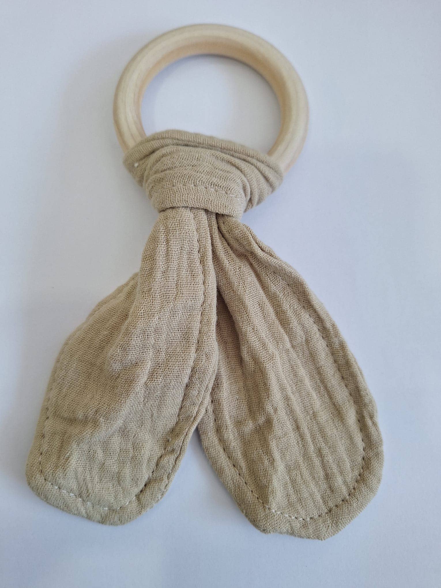 Cotton Socks - Wholesale Teether (Not Clip-On) - Baby - MC-04 Organic Cotton Muslin Teether 16 cm x 8 cm1