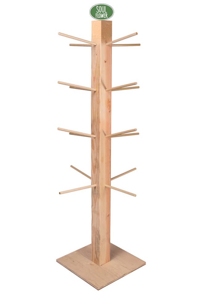 LIQUIDATION ! Présentoir rotatif au sol (expédition surdimensionnée) pour la vente par Soul Flower