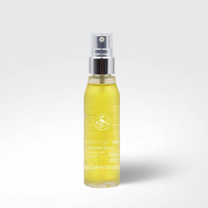 100% Sweet Almond Vegetable Oil 50 ml - ESSENTIEL 08 for wholesale by biophytum