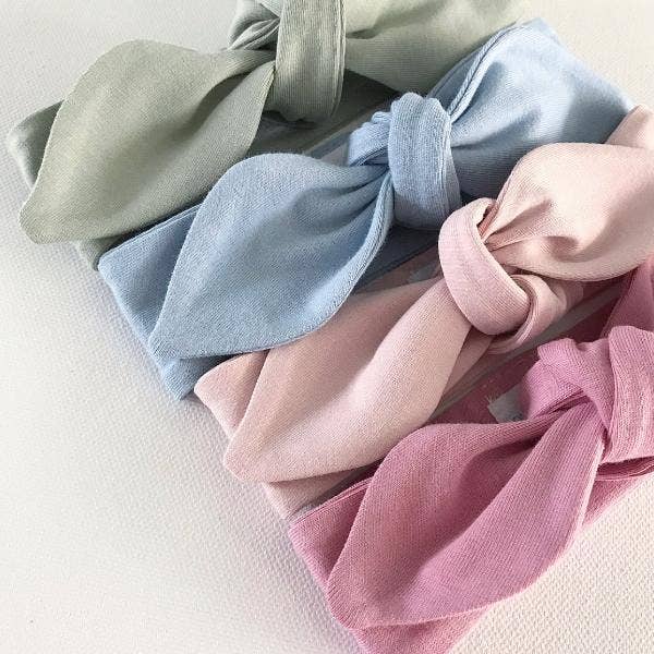 Zoe Sage - Wholesale Fashion Headband - Baby - Rose Top Knot Headband