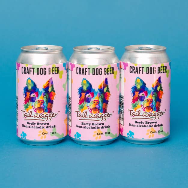 Beefy Brown Ale Dog Beer for wholesale by Tailwagger Dog Beer