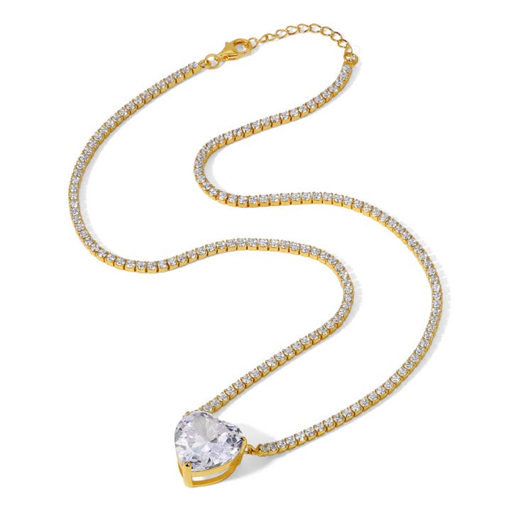 Collana Tennis Hearts and Stones per la vendita all'ingrosso da parte di Bloo and Ro
