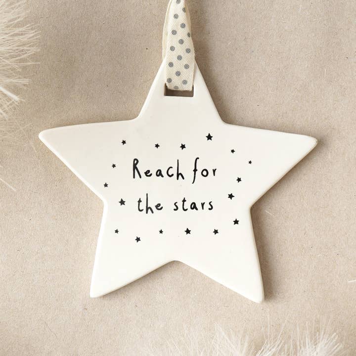 Send With Love 'Reach For The Stars' Hanging Star for wholesale by CGB Giftware