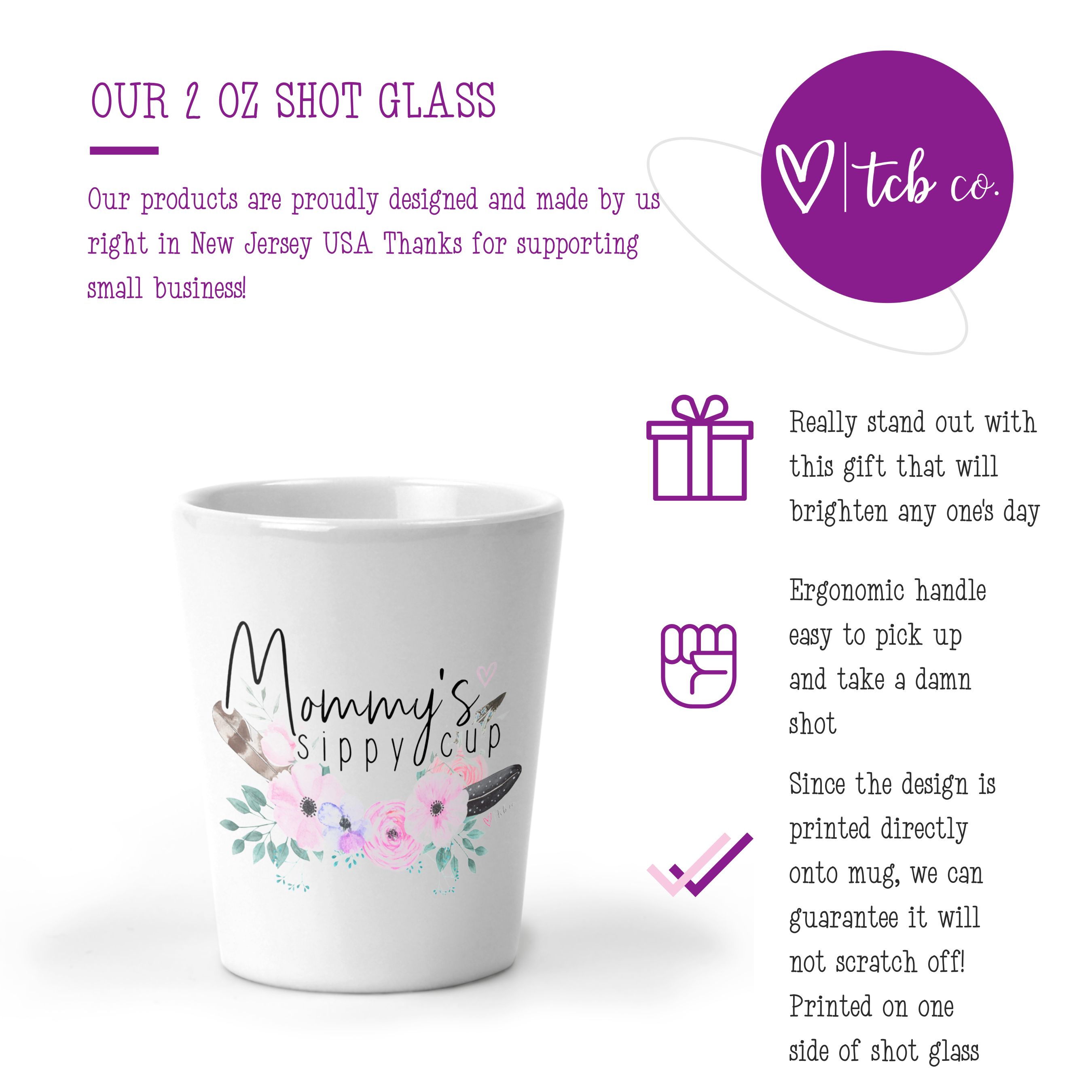 tcbco - Vente Verre à shooter - Verre à shot Mommy's Sippy Cup3