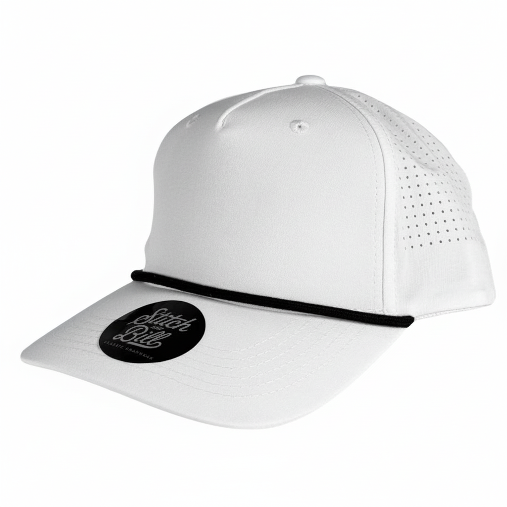 Stitch & Bill Hats - Wholesale Honkbalpet - Uniseks - Prestatie 5-Panel Touw Baseballpet Luchtstroom Heren Dames1