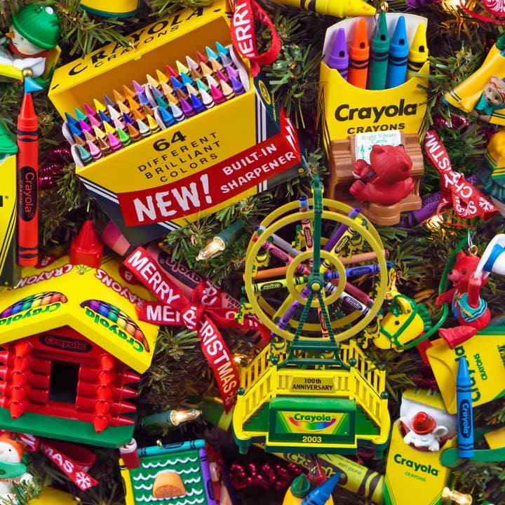 Crayola Crafty Christmas Ornaments 1000 Piece Jigsaw Puzzle for wholesale by Springbok Puzzle