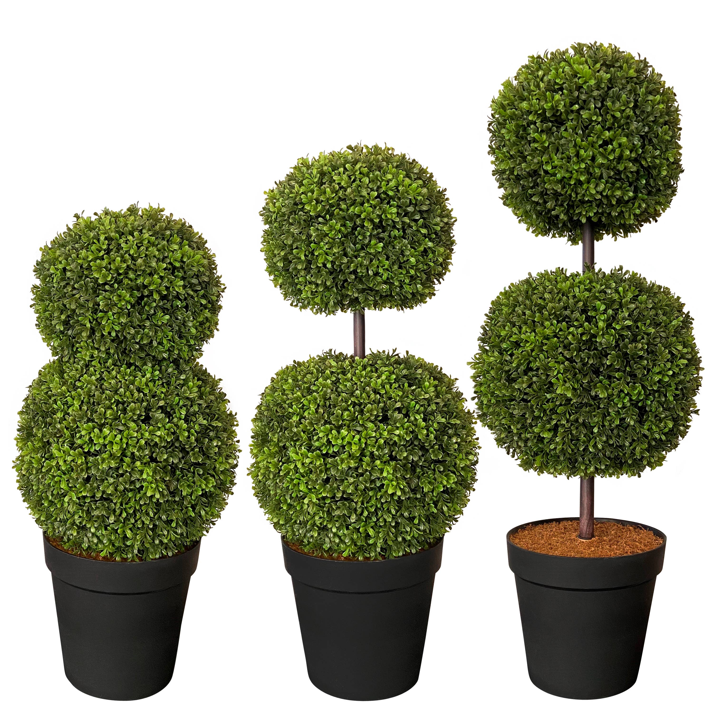 Haute Decor - Wholesale Artificial Plant - Adjustable Double Artificial Boxwood Topiary3
