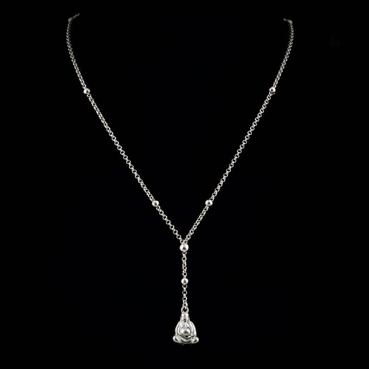 Colar Terço de Buda em Prata de Lei por atacado de Deadstock Jewelry