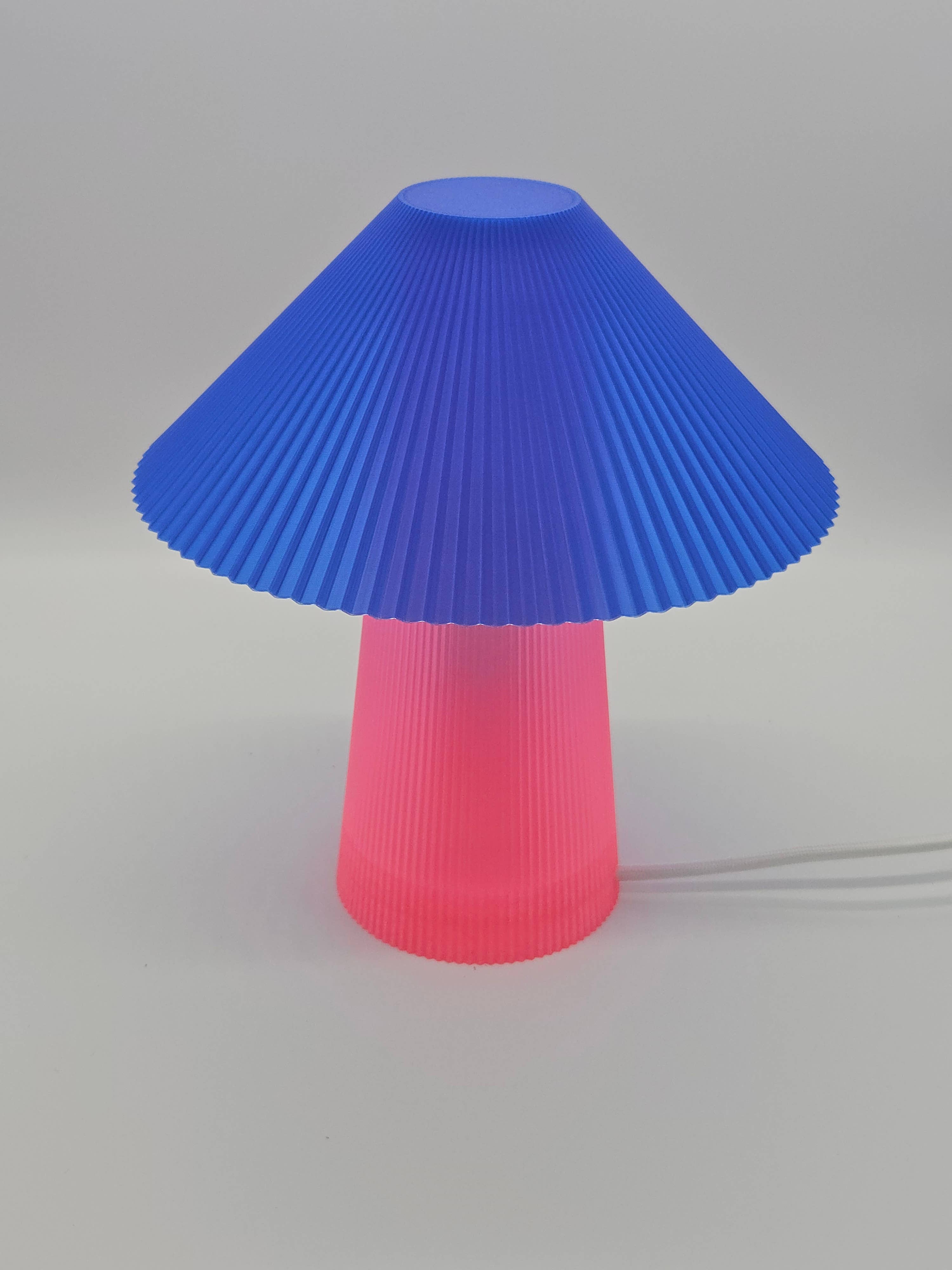 Coast Fig - Vendita all'ingrosso Lampada da scrivania/d'accento - Lampada da tavolo Straigt shroom (Rosa vibrante-Blu)5