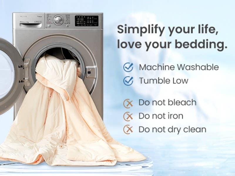 DreamValley - Wholesale Down Comforter - CB Reversible Breathable Lightweight Comforter5