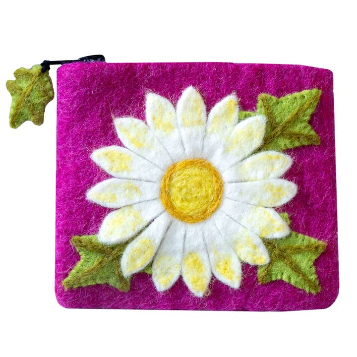 Coinpurse: Big Daisy for wholesale by dZi Handmade