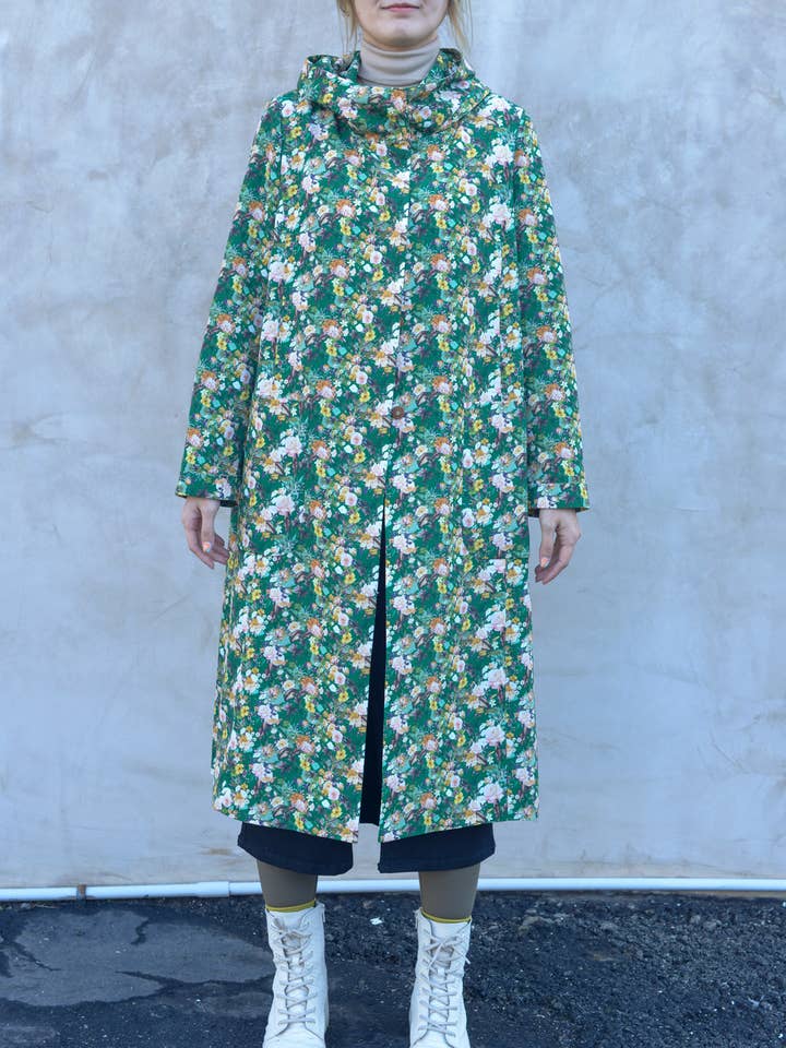 Floral Rain Jacket för wholesale av Peony Garden