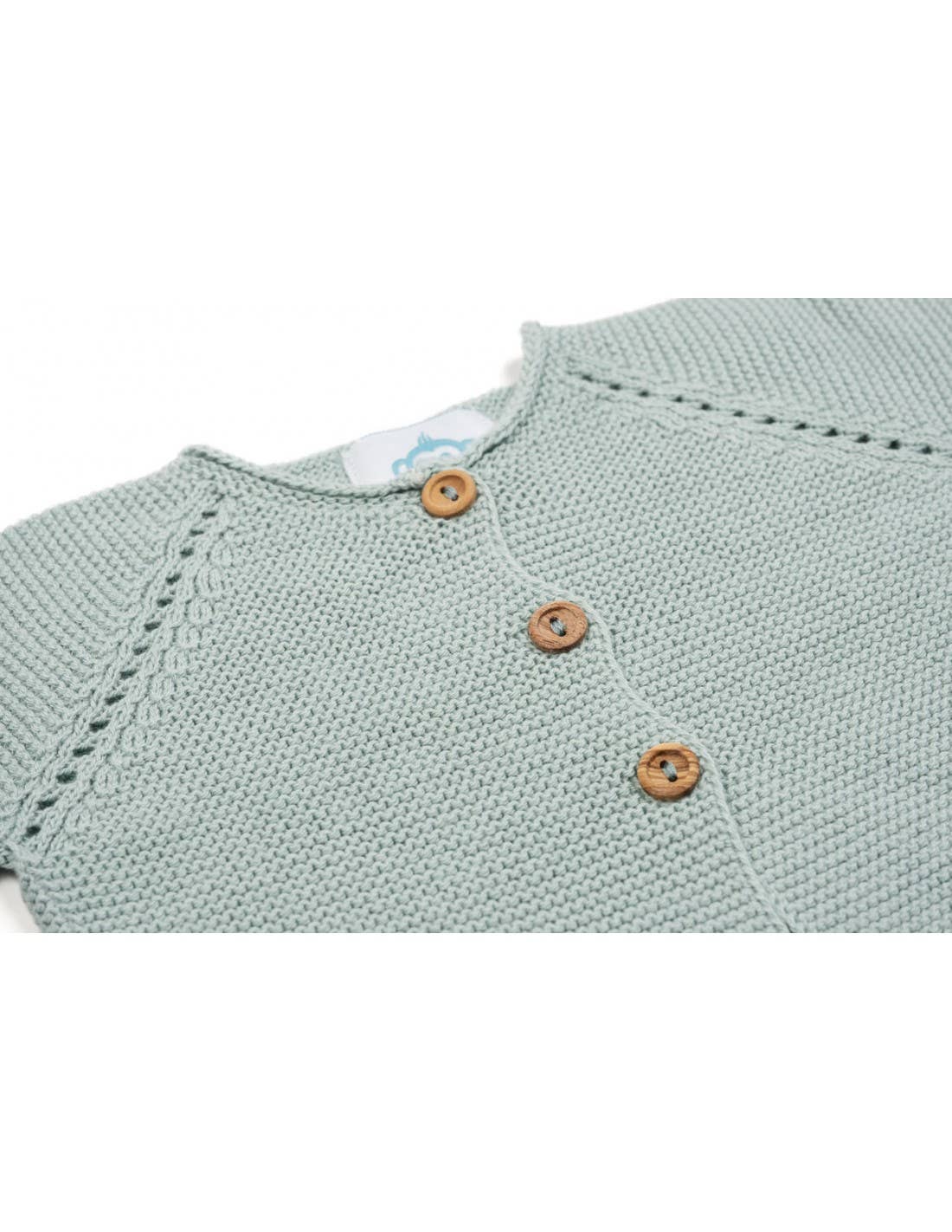 micu micu – Engroshandel Top- og buksesæt – til baby – Newborn-sæt i mintfarve1