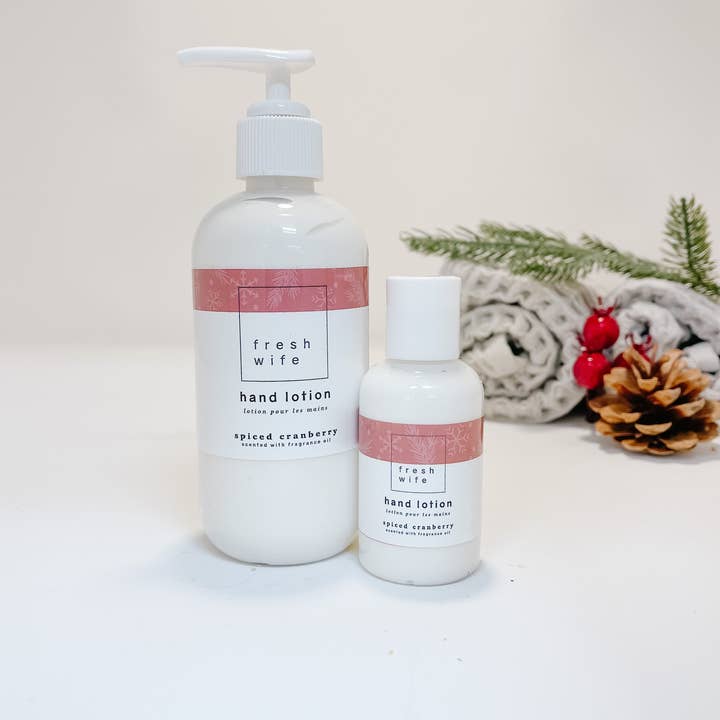 The Fresh Wife Soap Company - Wholesale Hand Cream/Lotion - Spiced Cranberry Hand Lotion3