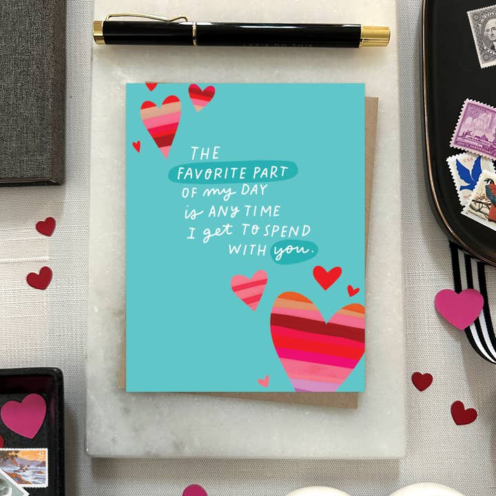 Barone and Co. - Wholesale Love card - Favorite Part Love Card1