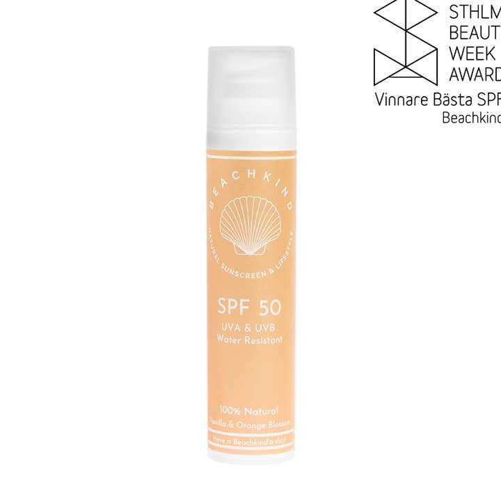 Beachkind natuurlijke zonnebrandcrème SPF 50 voor wholesale door Beachkind