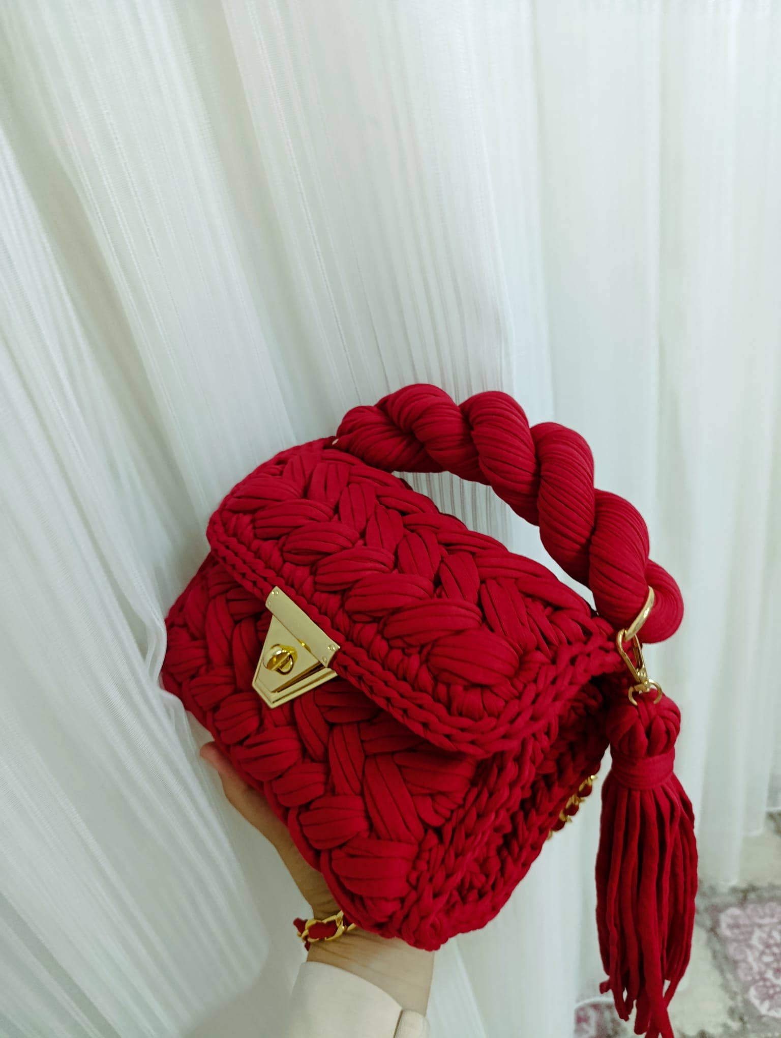 CHQEL – Engroshandel Clutch - Dame – CHQEL aftenkvitteringspose til kvinder, håndlavet hæklede bryllupstaske2