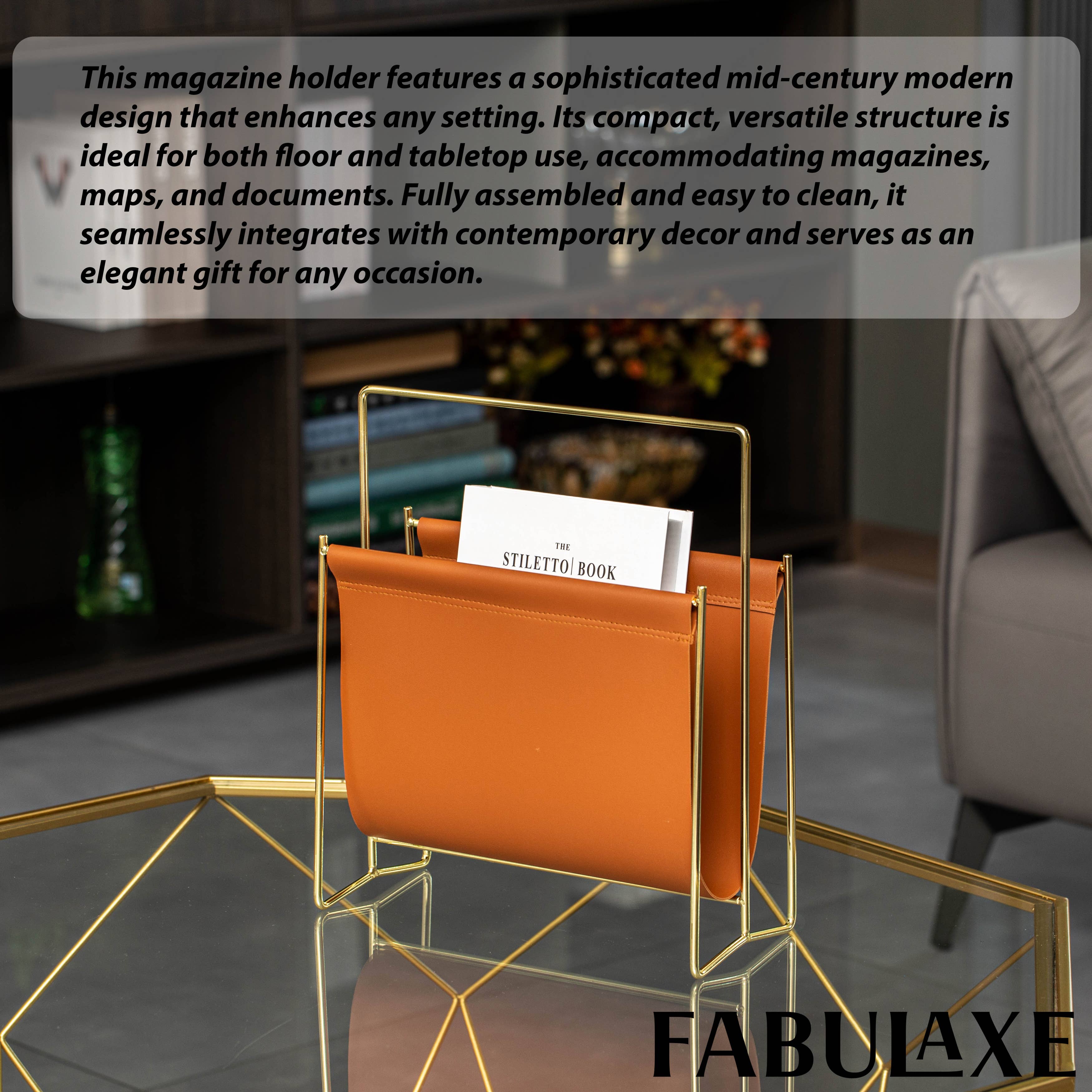 Quickway Imports - Wholesale Magazine Rack - Fabulaxe Magazine Holder and Rack for Desktop, Home Office5