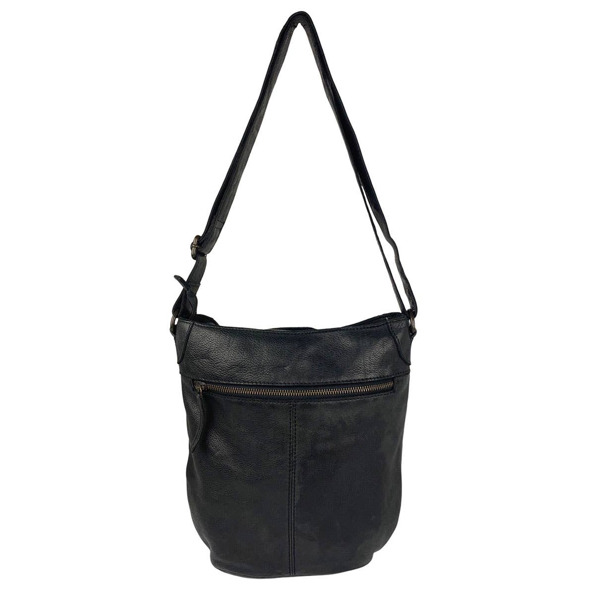 Arrigo - Wholesale Crossbody Bag - Women's - Arrigo Ladies Crossbody Shoulder Washed Leather30