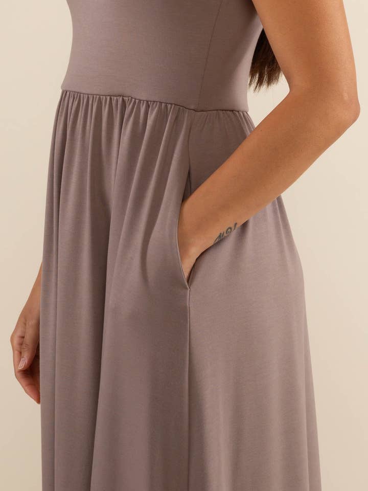 NLT - Wholesale Dress - Women's - Lake 3/4 Sleeve Swing Dress10