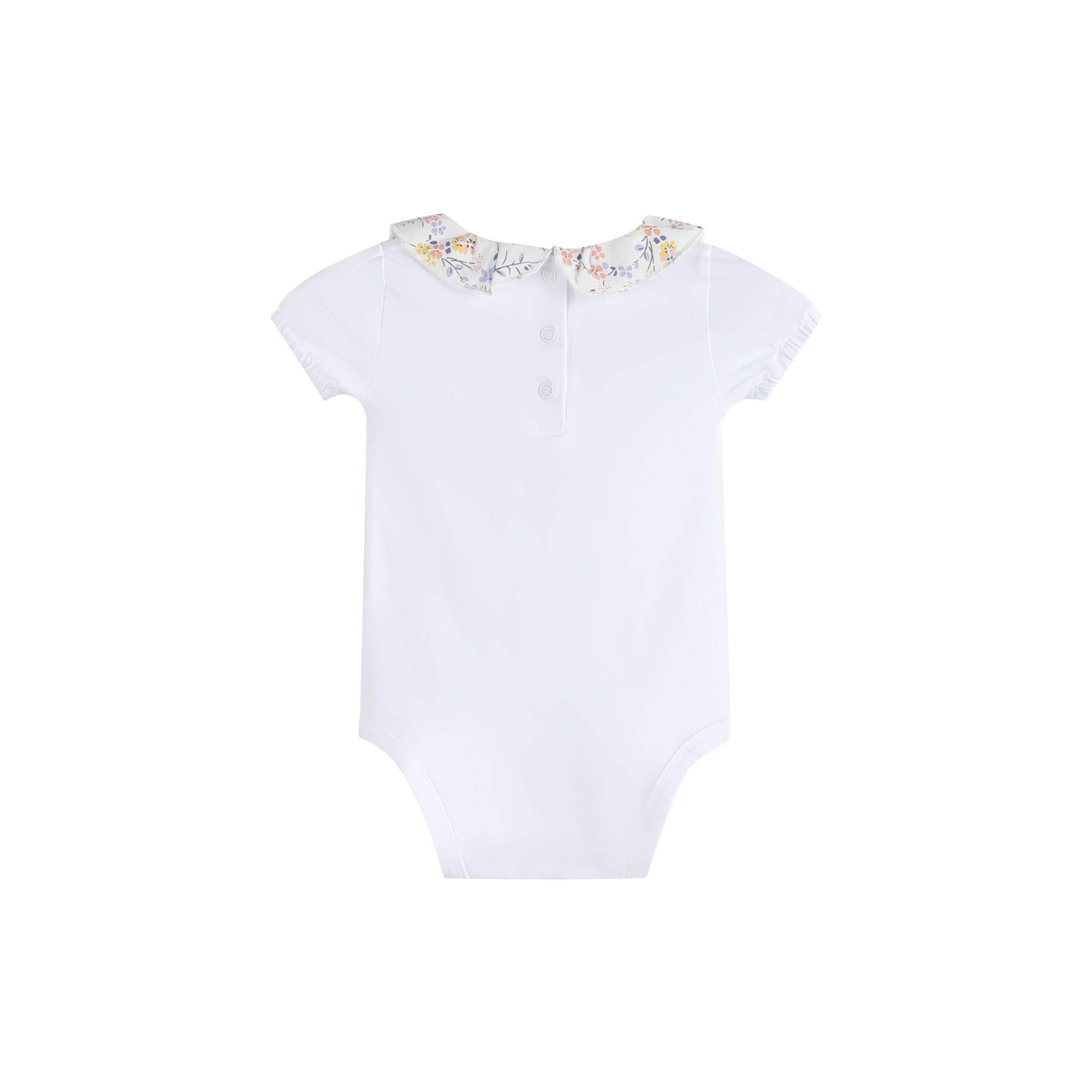 Ben & Lola - Wholesale Bodysuit (Non-Footed) - Baby - Nina Floral Frill Baby Bodysuit by Ben & Lola 1