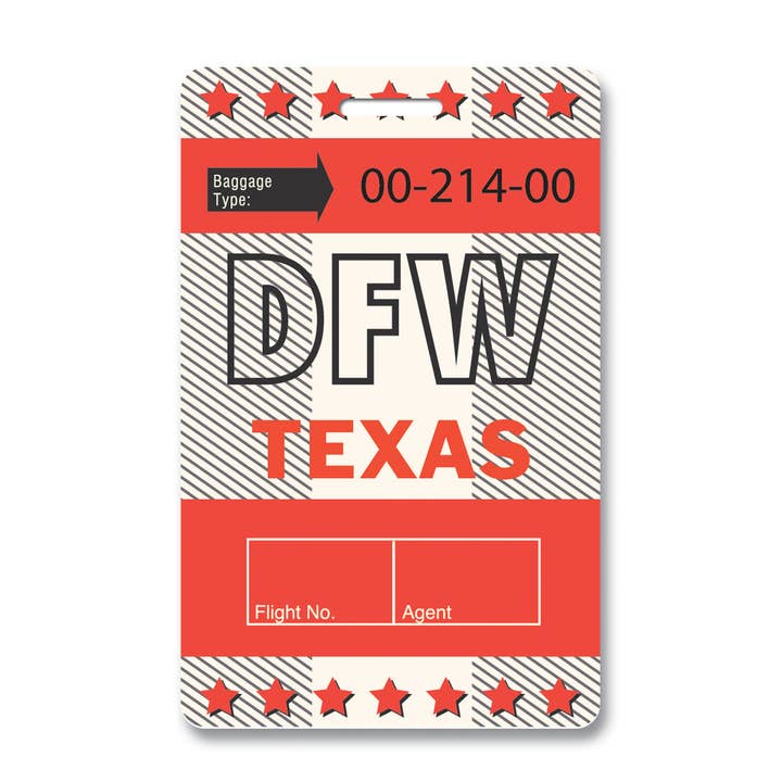 Etiqueta de equipaje de Texas para venta al por mayor de Smitten Kitten