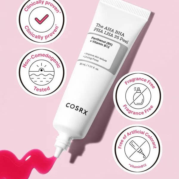 Exod International - Wholesale Facial Peel - COSRX The AHA BHA PHA LHA 35 Peel 30ml